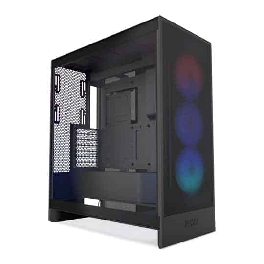 NZXT H7 Flow RGB (2024) Mid Tower Tempered Glass PC Gaming Case Black